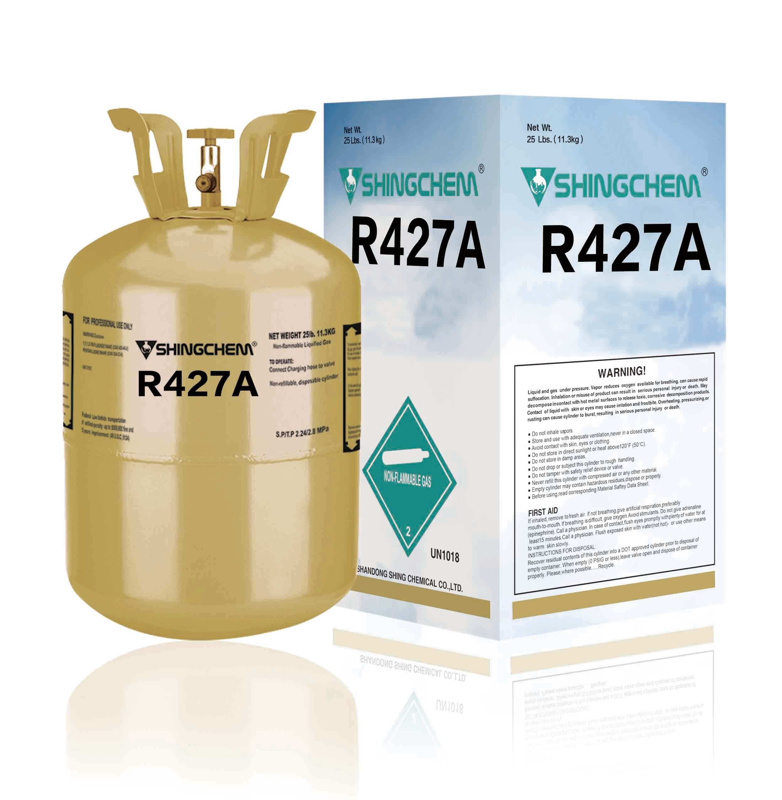 SHINGCHEM, лидер продаж, одноразовый цилиндр R427a, хладагент с чистотой 99.9%