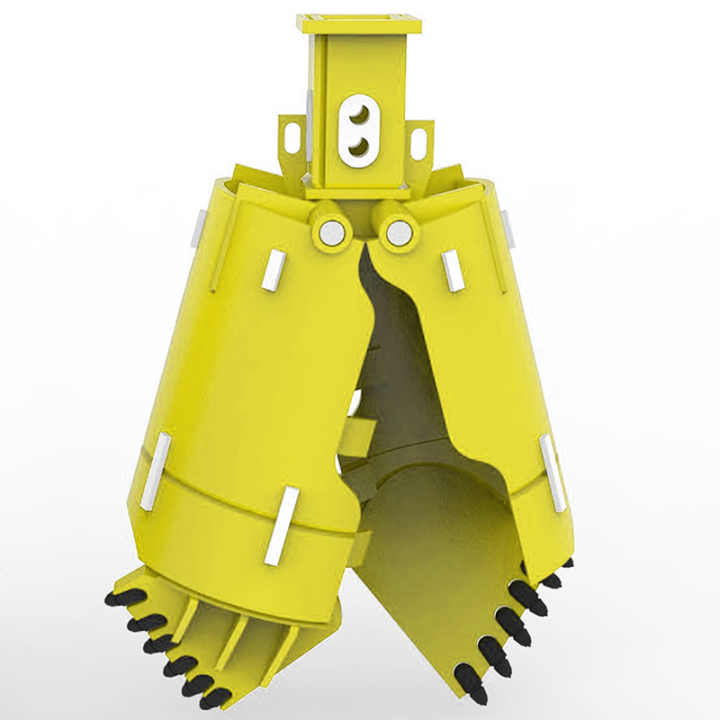 OD1000mm Construction Foundation Rotary Double Bottom Steel Rock Drilling Bucket