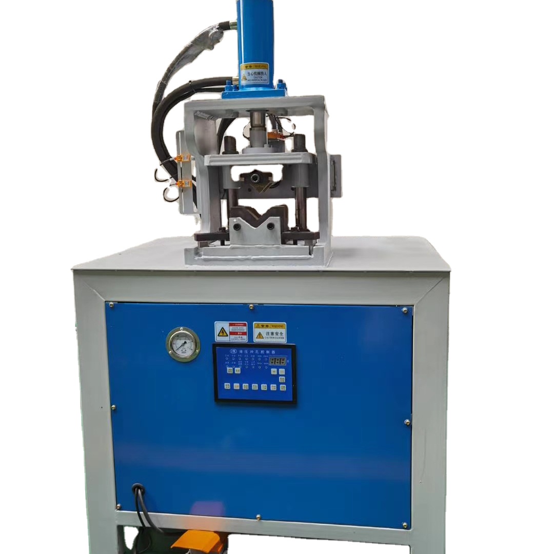 220V Hydraulic automatic angle cutting machine Stainless steel tube corner cutting device windows pipe notching machine on sale