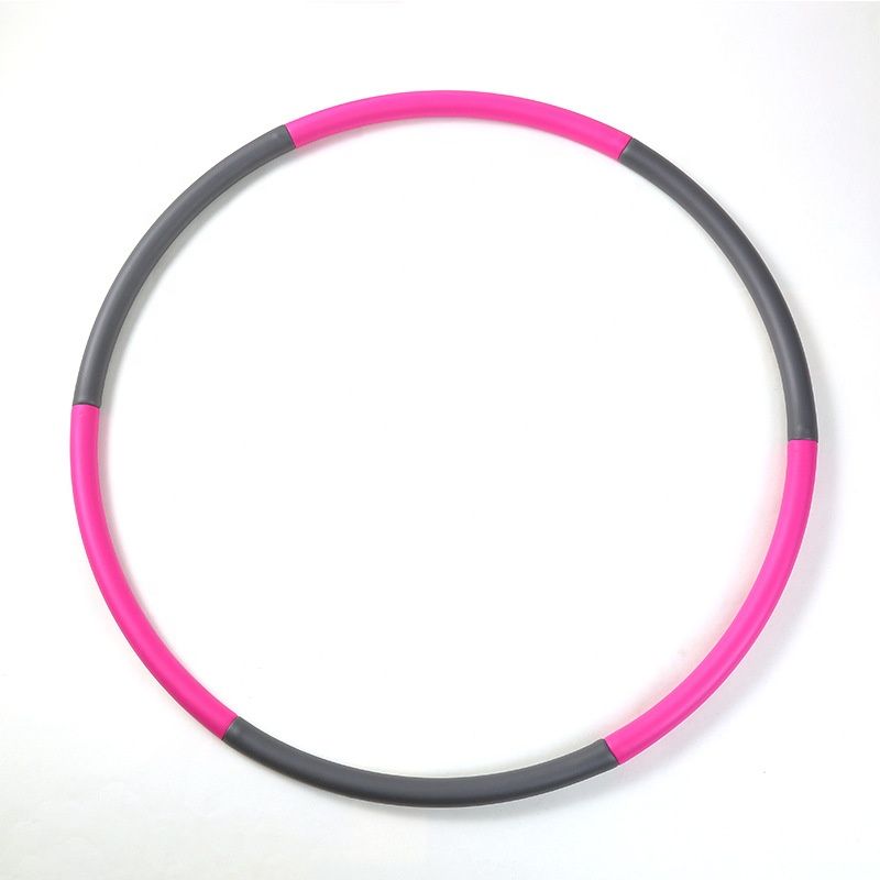 Six Section Steel Tube Training Flat Hula Weight Loss Fitness Hoop On Sale