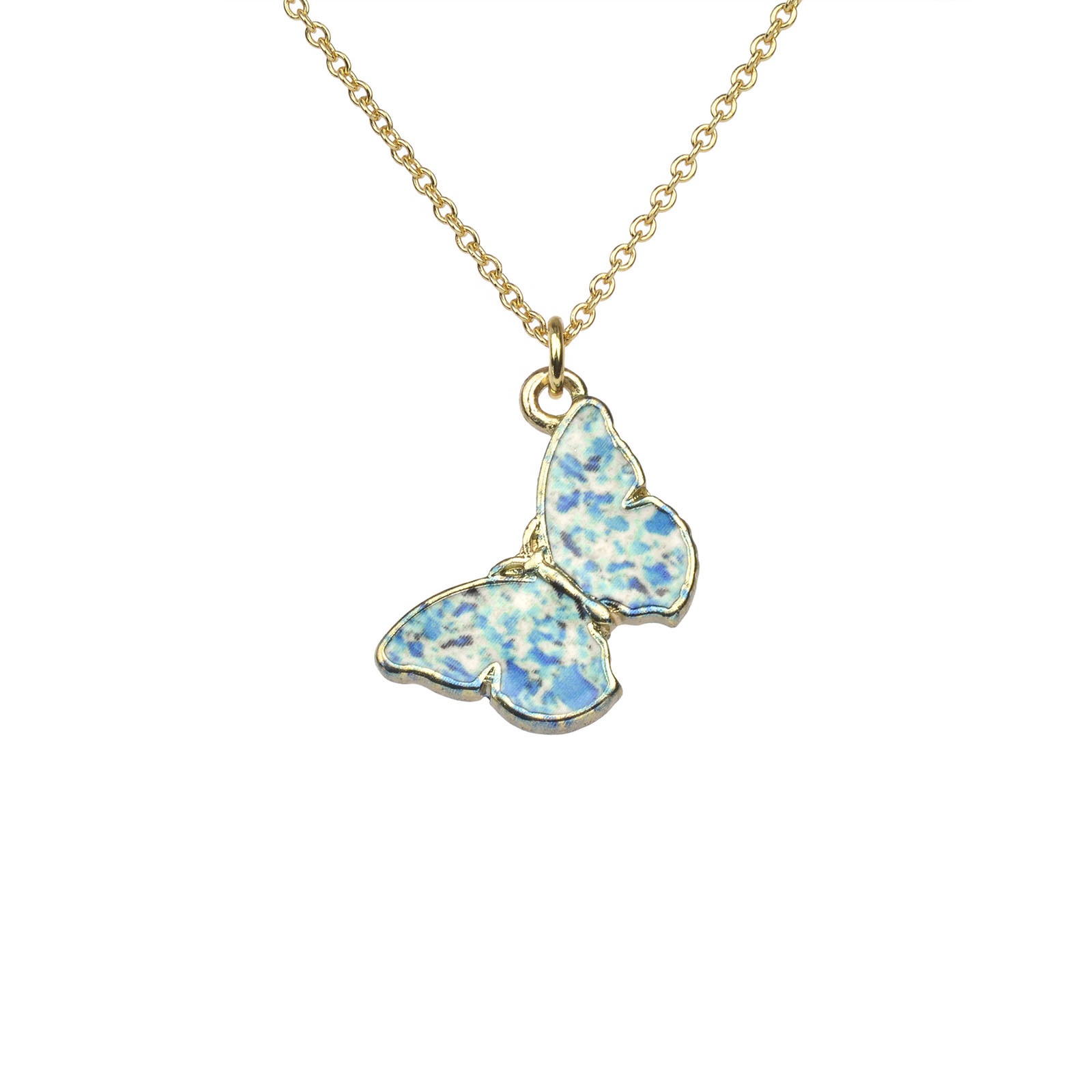 Wholesale Multicolor Pendant All-Match Clavicle Pattern Butterfly Jewelry Choker Buy Gold Butterfly Necklace