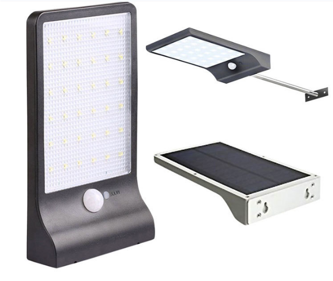 2020 36 LED Waterpropf 28LM To 30LM 3 Mode solar motion sensor led light for home outdoor emergency garden solar wall light