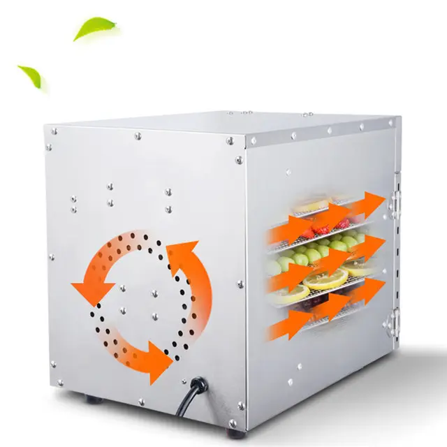 Home food dehydrator Digital control 6 layers double outershell food and fruit dehydrator machine price