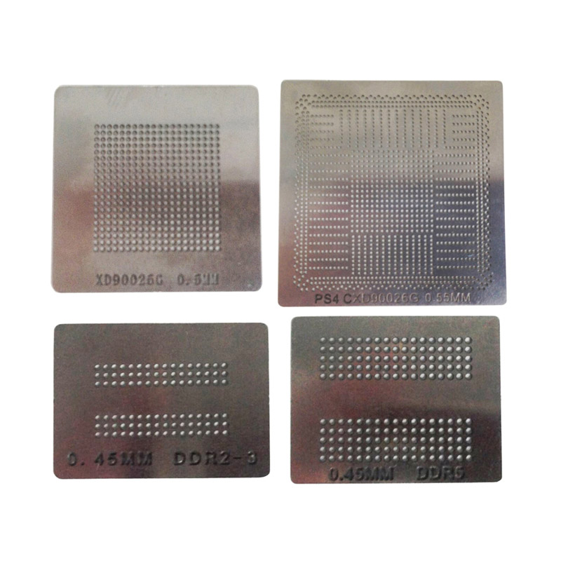LY BGA трафареты прямого нагрева припоя мяч сталь шаблон для PS4 BGA IC reball станции