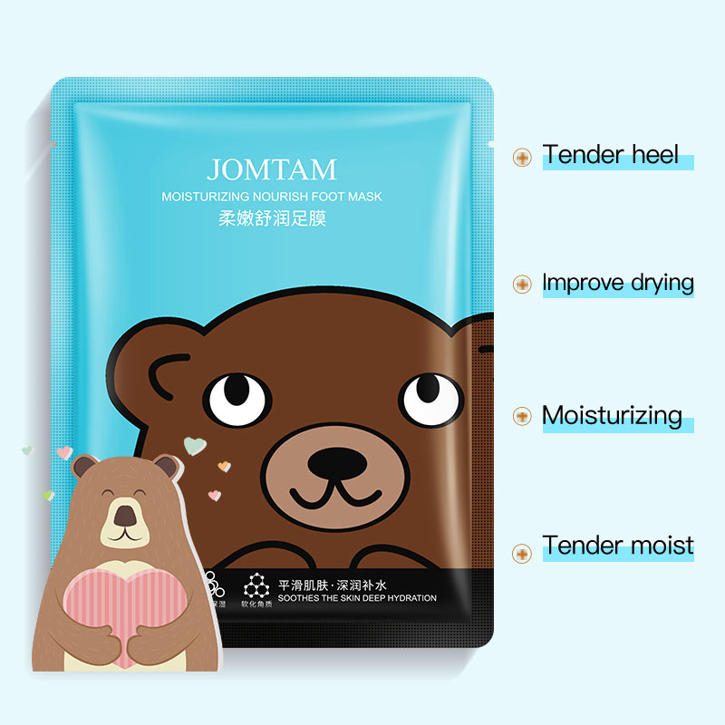 JOMTAM OEM отшелушивающая жидкая питательная маска для ног