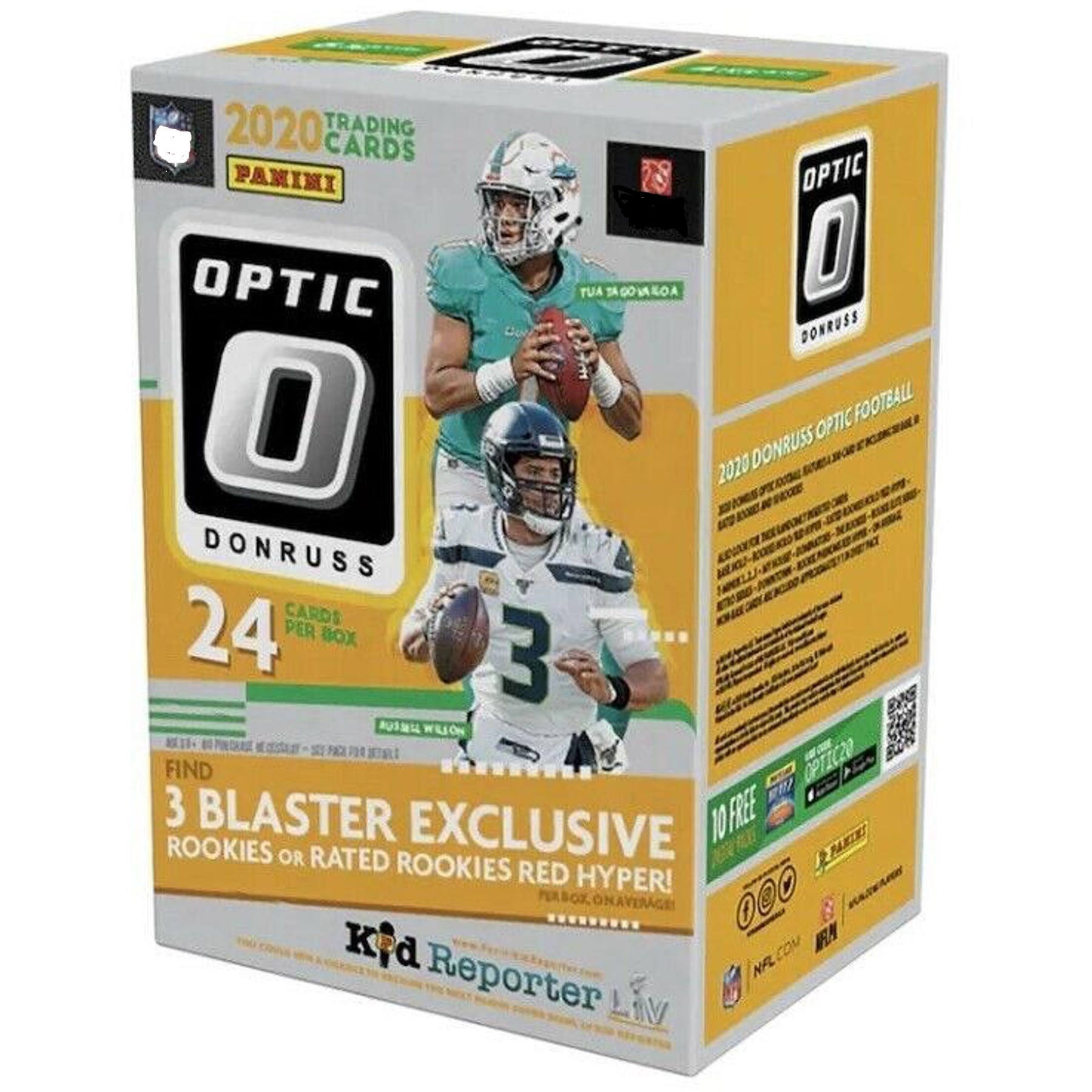 Подлинная модель 2020 года, Panini Donruss оптическая N fl, блок Blaster для футбола