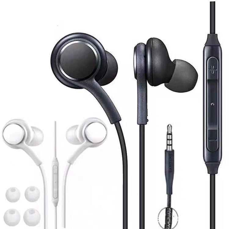 Оригинальная гарнитура громкой связи для смартфона, стереонаушники, черные наушники, наушники S8, EO-IG955, S10, 100% подлинные