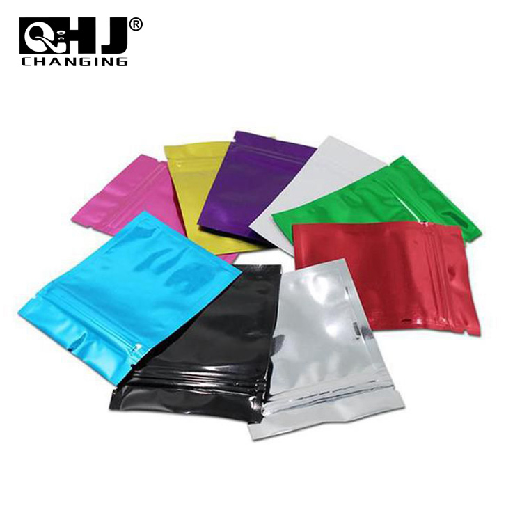 OEM Logo Printed Resealable Aluminum Foil Mylar Custom Mini Ziplock Bag