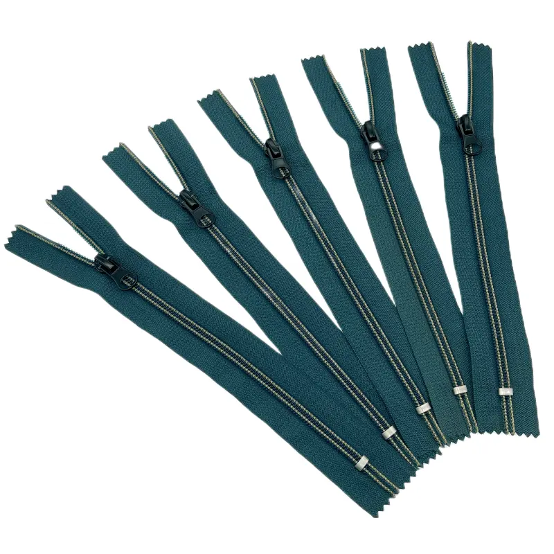 Nylon Zipper Wholesale 10-60cm 3# 4# 5# 7# 8# 10# Durable Close-End Metal Zipper