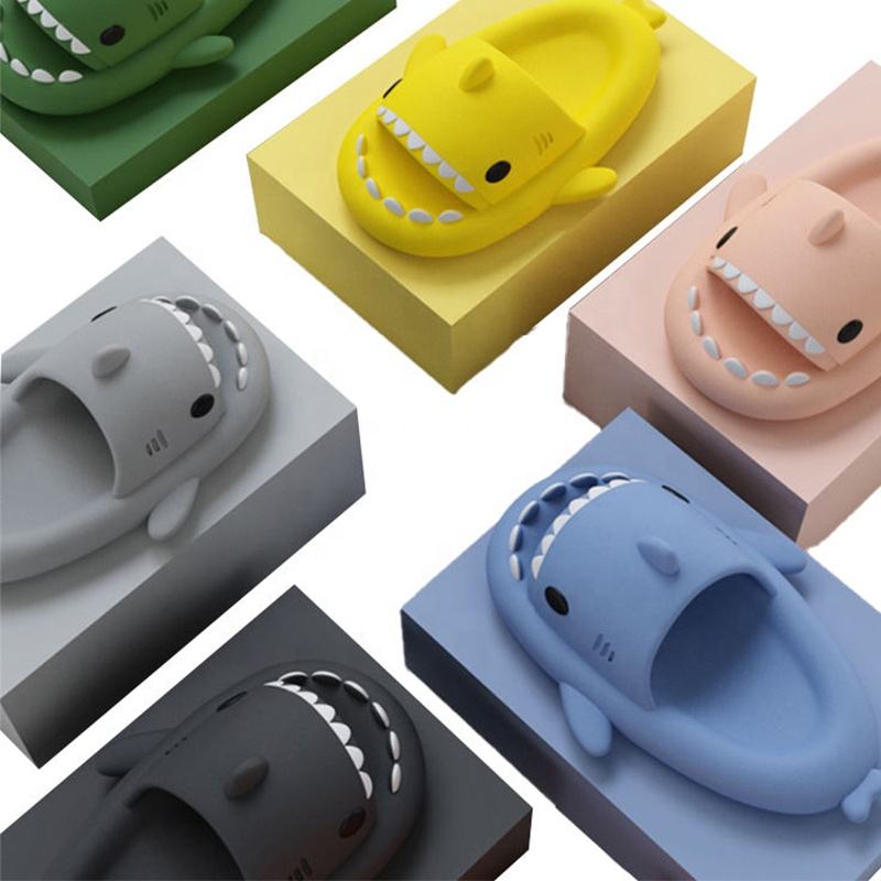 2023 Shark Slippers Summer Home Anti-skid Outdoor women household Cool Indoor Household Funny Slippers Shark Flip Flop