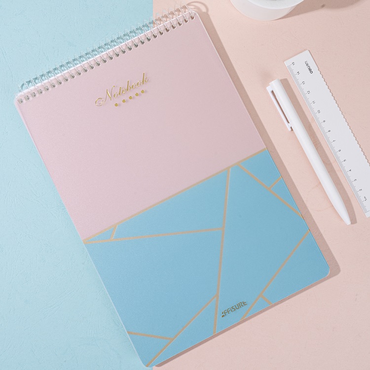 Free Sample Custom 2021-2022 Hardcover Spiral Journals Planner Diary Notebook With Dividers Printing