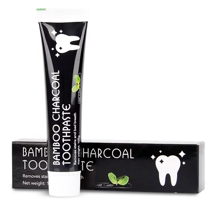 Teeth Whitening Toothpaste Hot Sale Bamboo Charcoal Mint Flavor Natural Teeth Whitening Toothpaste