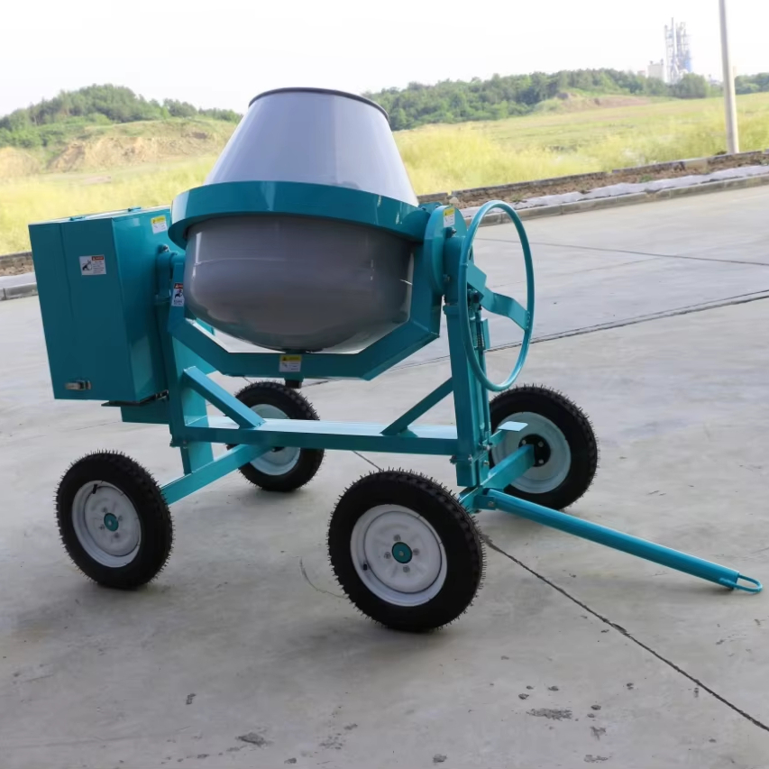 Beton mixer mezcladora de cemento de dos bultos marca master portable mini diesel mobile concrete cement mixers machine