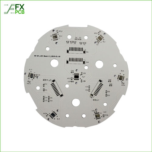 Заводской Дизайн Alu PCB 2 двойной слой с столб 200W/MK бытовой техники печатной платы производитель алюминиевая основа печатной платы
