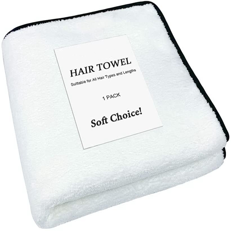 China Factory Wholesale Premium Quality Fast Quick Drying Microfiber Hair Towels