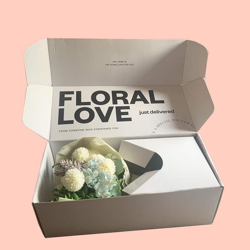 Free Sample High Quality Hot Selling Large Corrugated Shipping Mailer Box for packaging Bouquet Of flowers