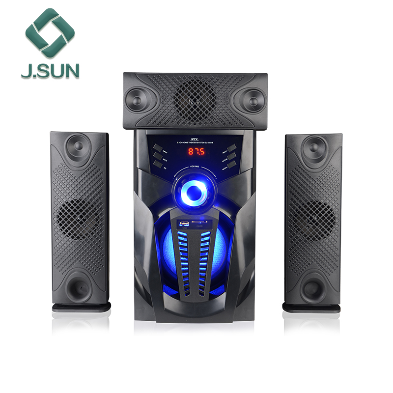 Система домашнего кинотеатра 3,1 hifi акустическая система с синими зубьями USB светодиодный дисплей