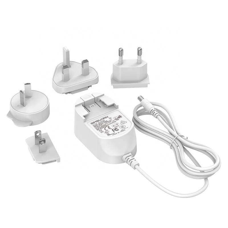 AC DC CN JP US EU EK UK AU wall mount power adapter CCC VDE BS SAA KC PSE approved switching adapt power supplies