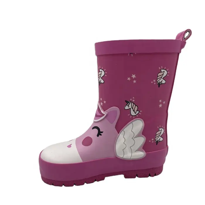 Wholesale Rubber Rainboots Children Pvc Rain Shoes Cartoon Rain Boots Of Kids
