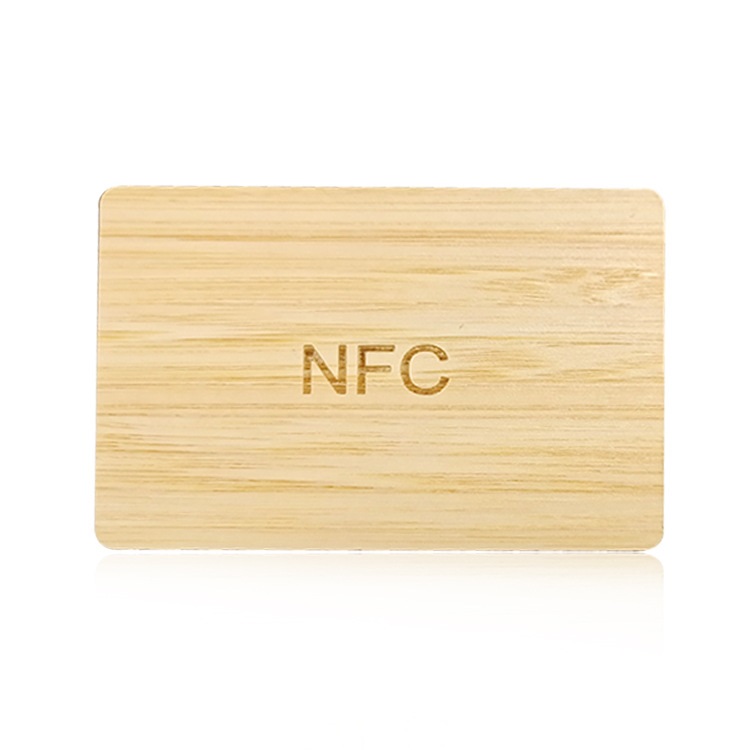 Высокое качество, контроль доступа, Экологически чистая 13,56 МГц 215 RFID NFC Деревянная Карта
