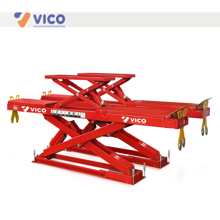 VICO 5T Collision Car Repair Double Scissor Lift V-JSZM-8350