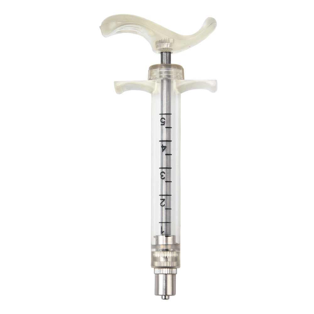Plastic Steel Syringe Animal Injector Accessories Nursing Equipment 5ml