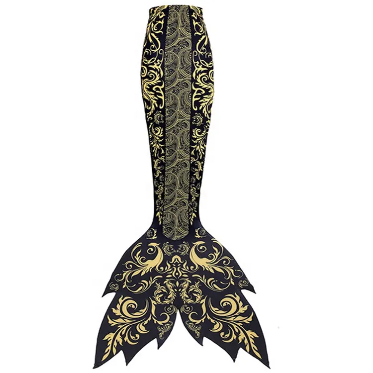 2020 fashion party printed swimming high quality new design mermaid tail garment