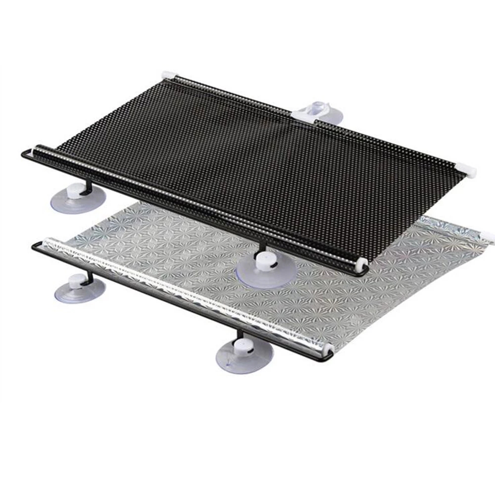 Side/Front/Rear Car Sunscreen Insulation Sun Shield Auto Accessories Retractable UV Protect Cover 40x60cm 40x125cm 50x125cm