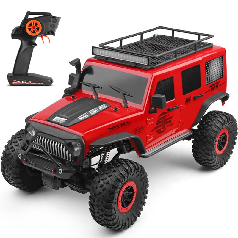 Wltoys 104311 двойной мост джип Электрический 1/10 2,4G матовый Рок Гусеничный 4WD грузовик автомобиль (амортизатор)