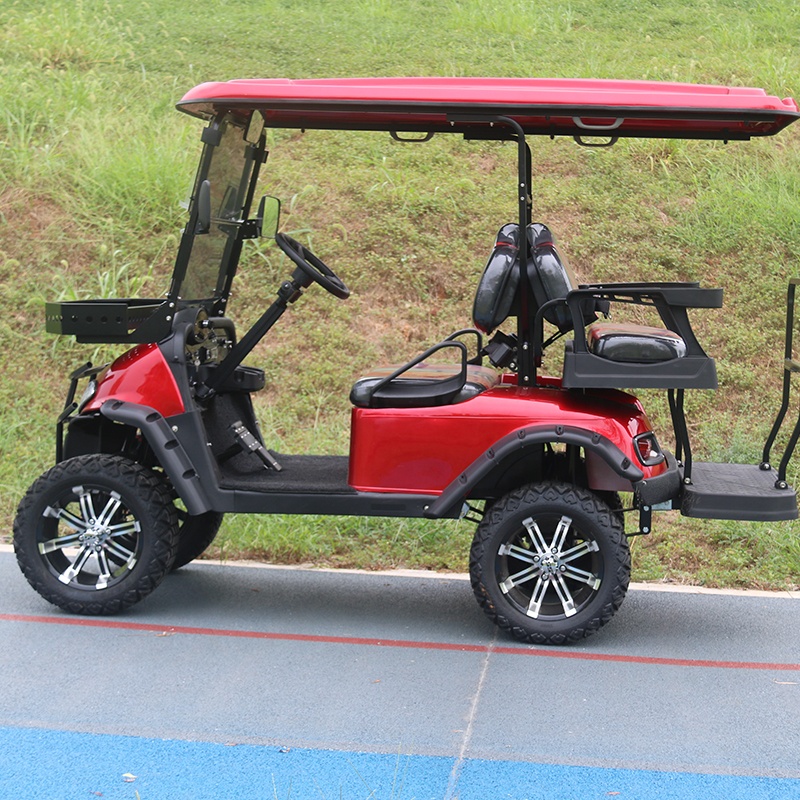 New Model 4 Wheels Drive Luxury Lithium Golf Carts For Sightseeing