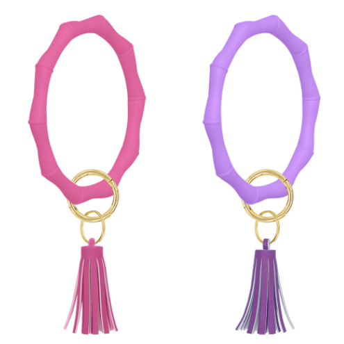 Fashion Designs Key Ring Bracelet Keychain Wristlet Keychain Bangle Key Ring
