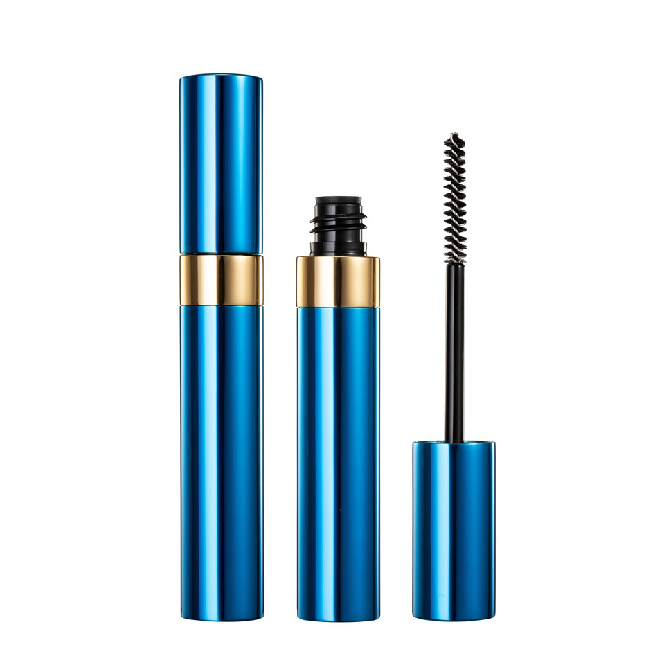 HUIHO Factory Direct Custom Logo Luxury Aluminum Makeup Cosmetics Packaging Empty Mascara Tubes With Brush