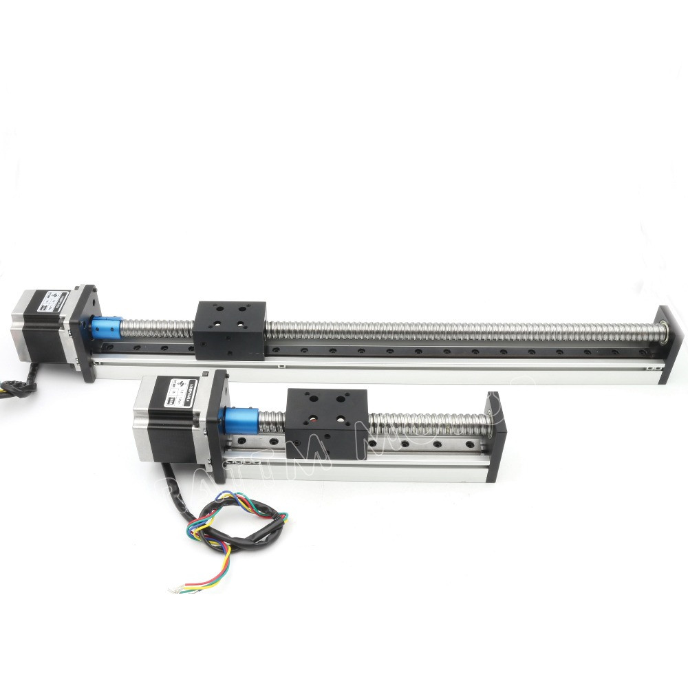CBX1605 CNC Linear actuator Rail Motion Slide Table 100 200 300 400 500mm Ball Screw SFU 1605 & Nema 23 Stepper Motor