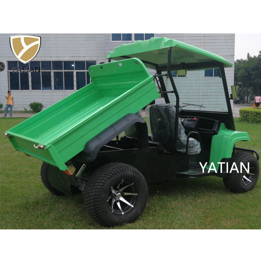 2 сиденьями с 5KW моторы самосвал 4X4 Электрический Фермы UTV