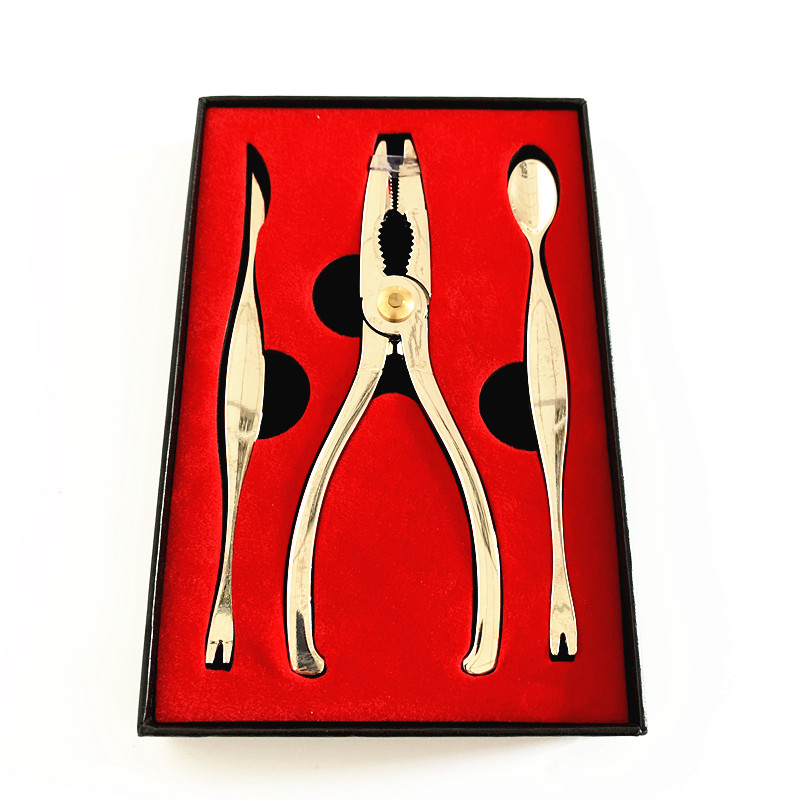 zinc alloy 3 pcs crab open clamp seafood pliers lobster opening tools