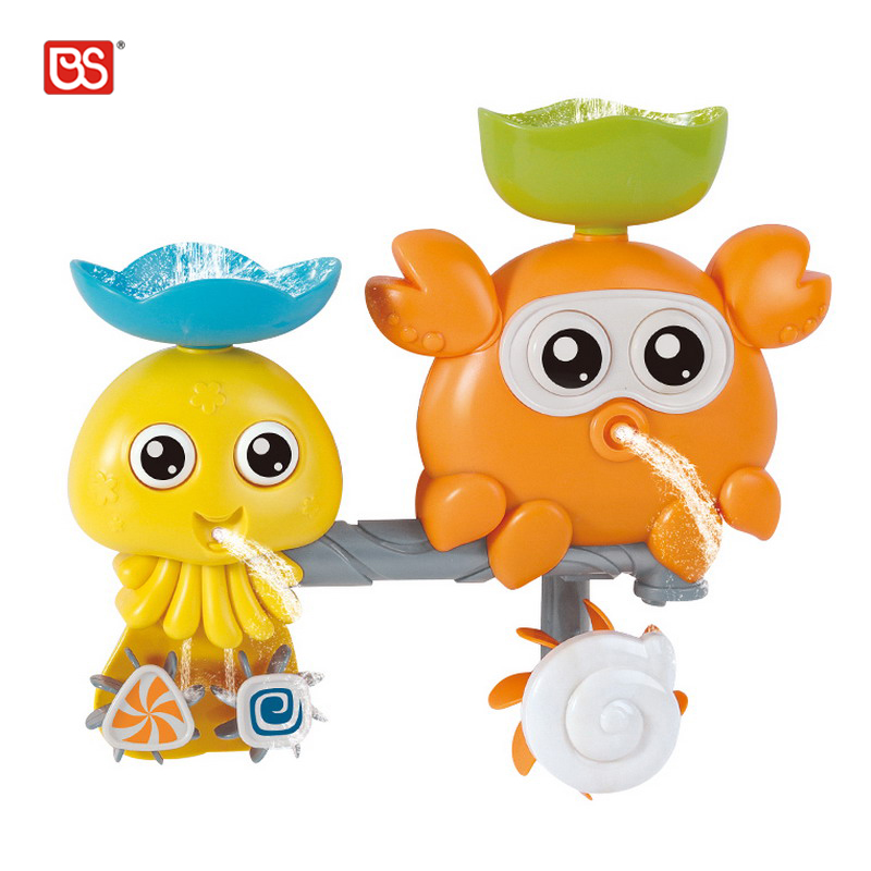 Funny Bathing Crab Play Set A Good Companion For The Baby To Bathe Grow Up