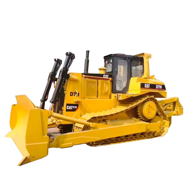 Хорошая цена, бульдозер Caterpillar D7H для продажи в Шанхае, хорошее качество, оригинальный японский бульдозер CAT D7H D3 D4 D5 D6 D7 D8