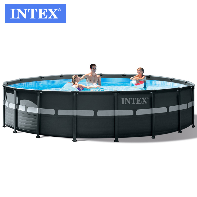 Бассейн наземный INTEX 26330, ультра рамка, круглая, размер 549x132