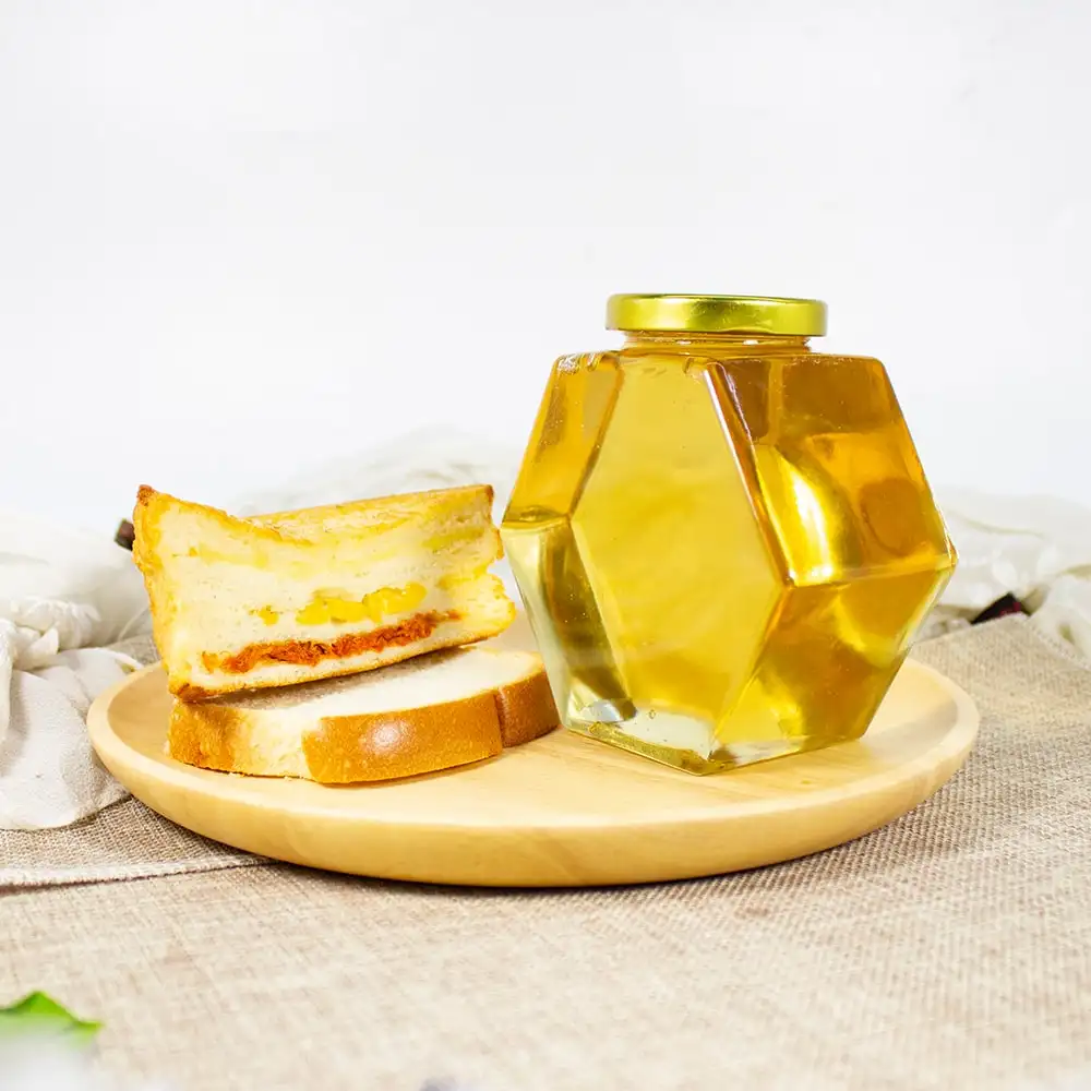 Supply small glass jar packing linden honey