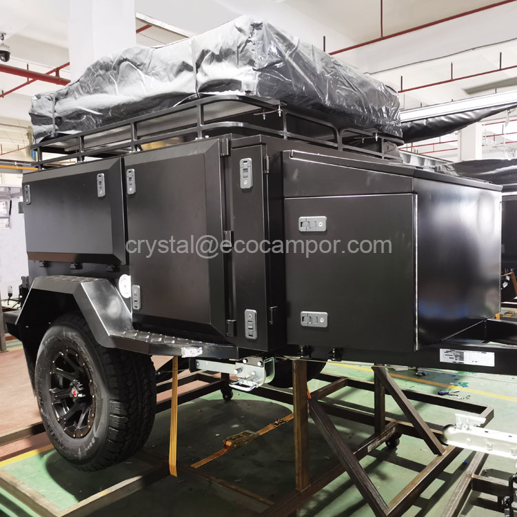 2021 New Adventure Lightweight Off road Camping Trailer with Slide Out Kitchen and Tent For Sale