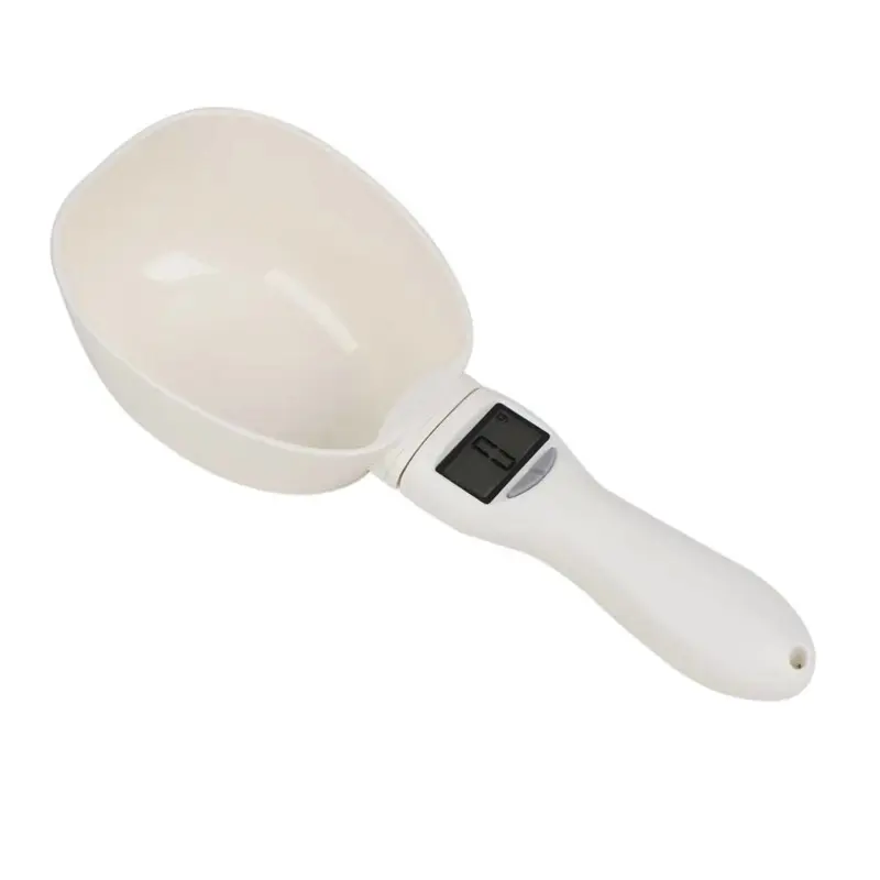 Manufacturer Wholesale ABS Electric Cat Scoop Pet Measure Spoon Dog Food Shovel