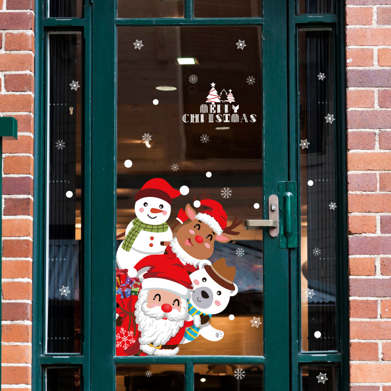 2022 Hotsale New Year Decoration Christmas Snowflake Wall Window Stickers