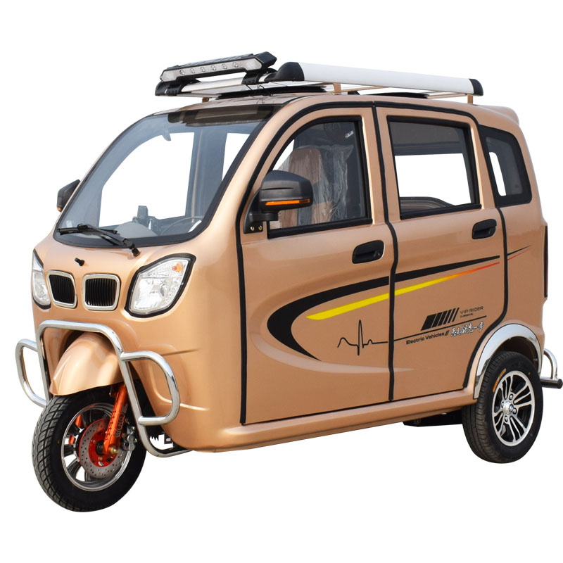 new style passenger fully enclosed motor tricycle fuel oil gasoline three wheels motorcycle for taxi