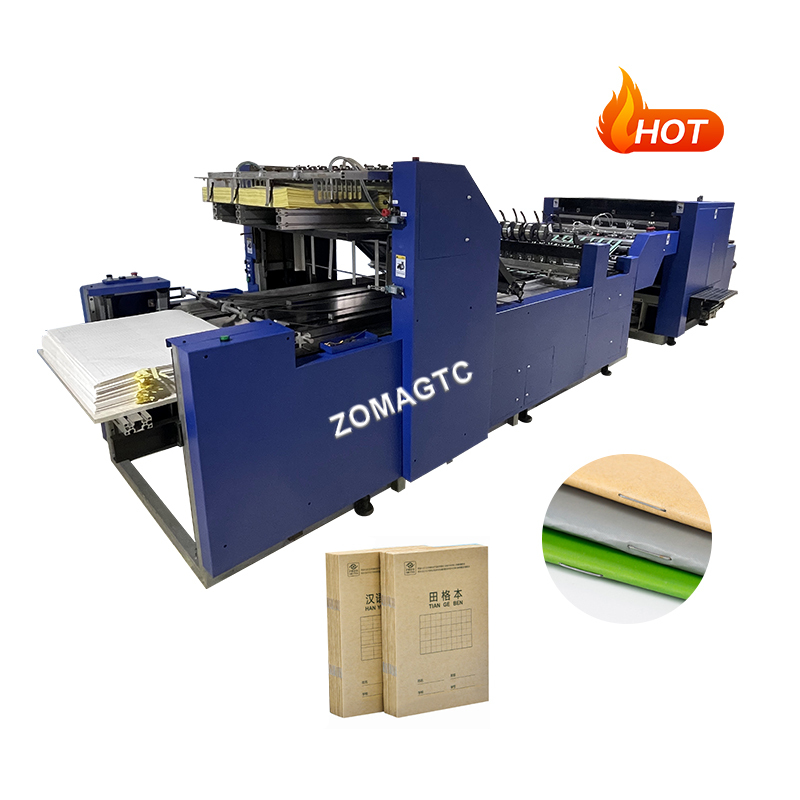 Automatic Paper Folding Binding Machine Steel Wire Book Stitching Stapler Machine Small Booklet Notebook Making Machine