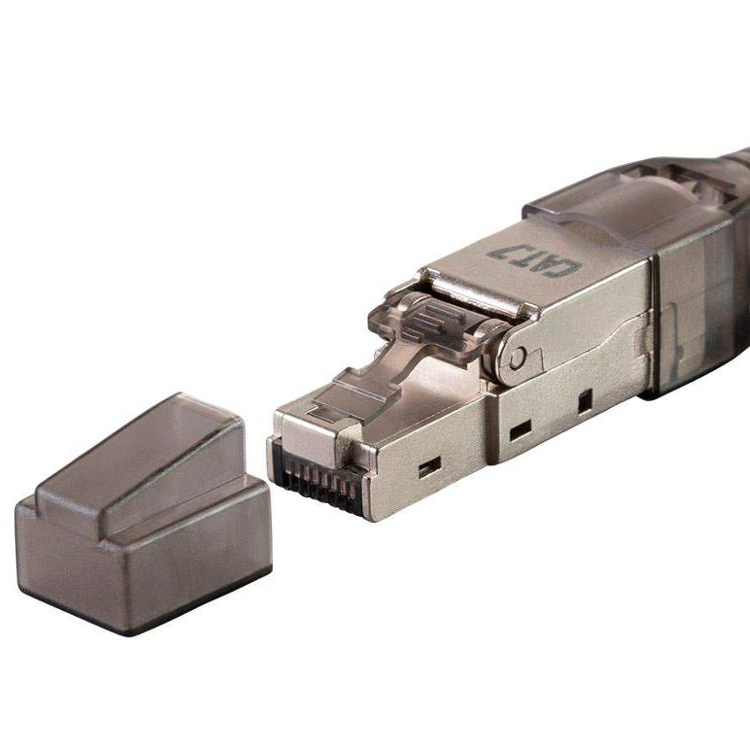 Cat7 Cat6A RJ45 полевое соединение FTP модульный штекер