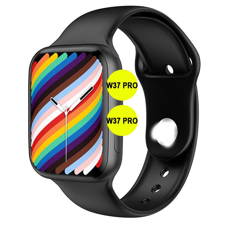 2021 waterproof smart watch W37 pro plus series 7 Reloj inteligente iwo series 7 W37 smartwatch