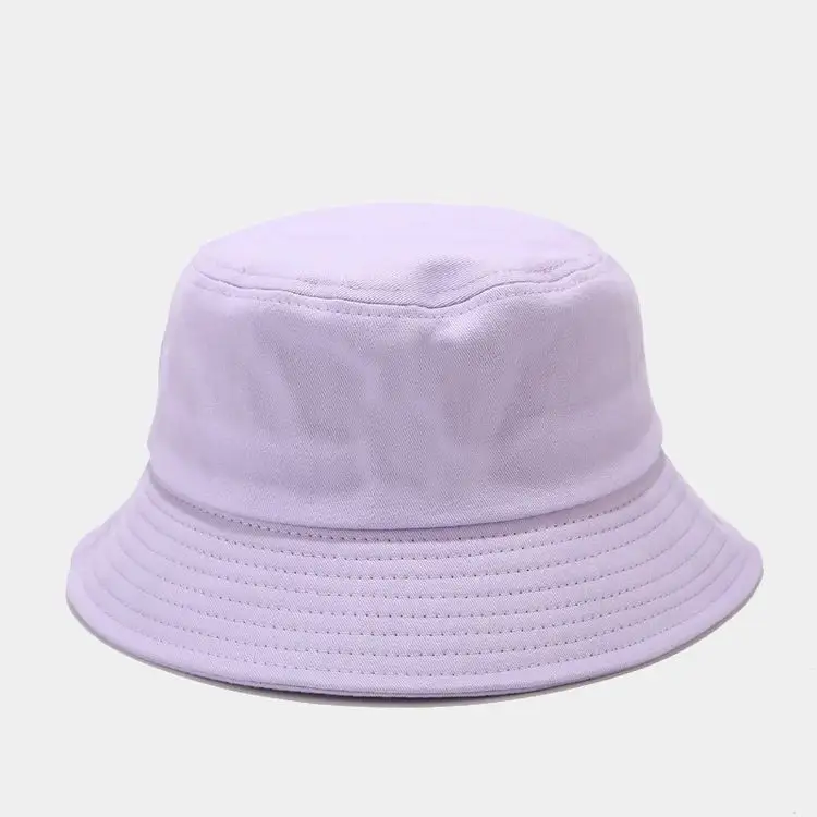 Wholesale New Design Bulk Plain Colorful Cheap Embroidered Printed Reversible Bucket Hat For Promotion