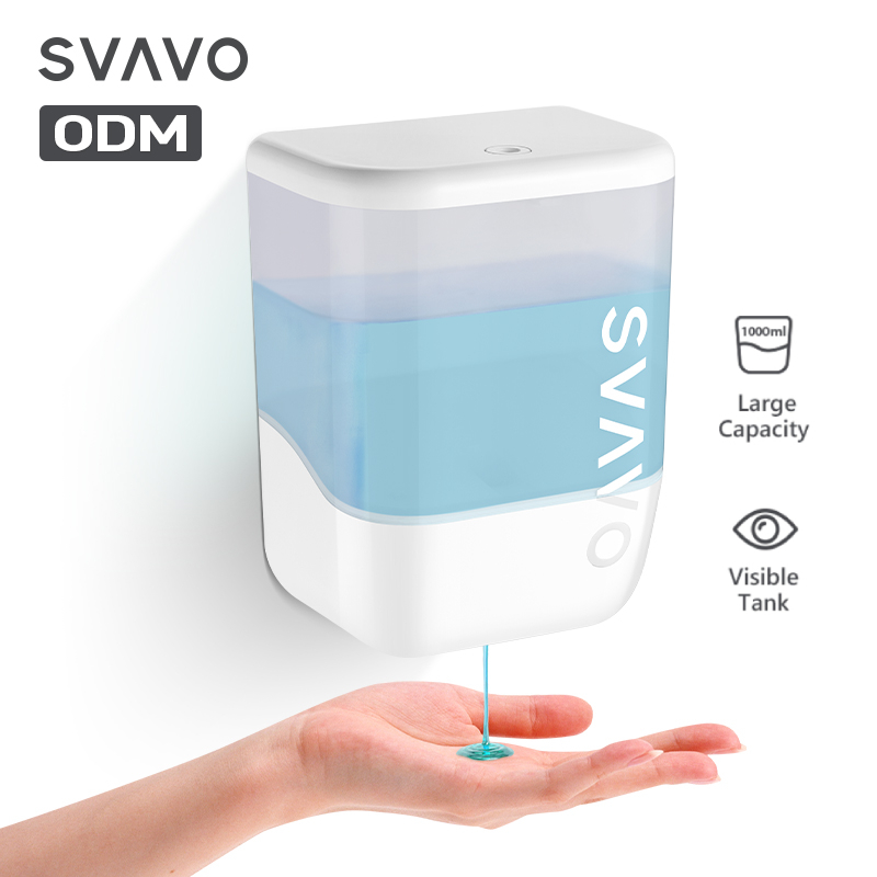 SVAVO большой емкости Бесконтактный sapo disdonilo 1000 мл бизнес sabun Новый дизайн настенный автоматический сенсорный раздатчик мыла