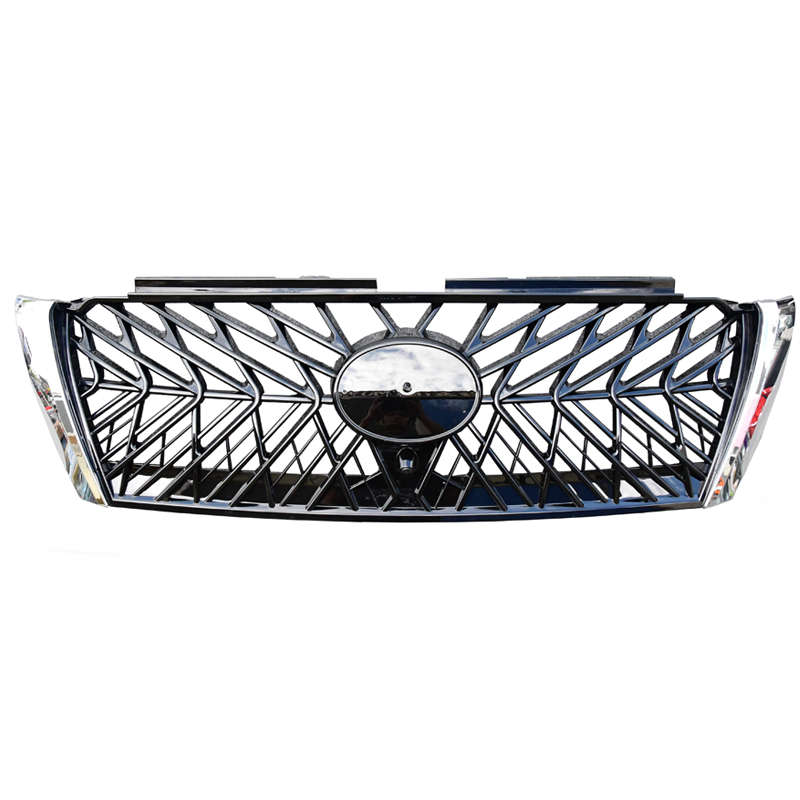 Car TRD front grille Plastic chromeplate and gray For Land Cruiser prado FJ150 2014-2017 Auto Accessories grid Car Grills