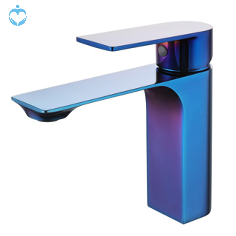 Commercial Modern Bathroom Faucet Single Handle Matte Deck Single Hole Washbasin Faucet Basin Mixer Tap